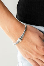 Load image into Gallery viewer, Paparazzi VINTAGE VAULT "Make Your Own Path" White Bracelet Paparazzi Jewelry
