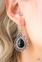 Load image into Gallery viewer, Paparazzi Flirty Finesse - Black Earrings
