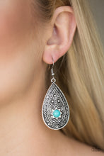 Load image into Gallery viewer, Paparazzi Summer Sol - Blue Earrings
