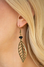 Load image into Gallery viewer, Paparazzi BOUGH Out - Brass Earrings
