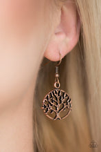 Load image into Gallery viewer, Paparazzi Dream TREEHOUSE - Copper Earrings
