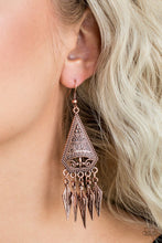Load image into Gallery viewer, Paparazzi Me Oh MAYAN - Copper Earrings

