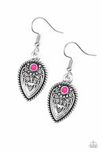 Load image into Gallery viewer, distance-pasture-pink-earrings-paparazzi-accessories
