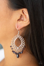 Load image into Gallery viewer, Paparazzi Just Say NOIR - Purple Earrings

