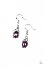 Load image into Gallery viewer, Paparazzi "How Fancy" Purple Earrings Paparazzi Jewelry
