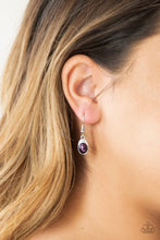 Load image into Gallery viewer, Paparazzi "How Fancy" Purple Earrings Paparazzi Jewelry
