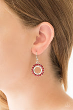 Load image into Gallery viewer, Paparazzi Wreathed in Radiance - Red Earrings
