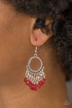 Load image into Gallery viewer, Paparazzi Paradise Palace - Red Earrings
