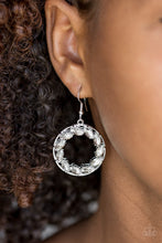 Load image into Gallery viewer, Paparazzi Global Glow - White Earrings
