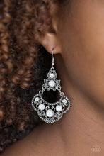 Load image into Gallery viewer, Paparazzi Garden State Glow - White Earrings
