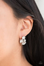 Load image into Gallery viewer, Paparazzi Super Superstar - White Earrings
