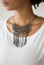 Load image into Gallery viewer, Paparazzi DIVA-de and Rule - Black Necklace
