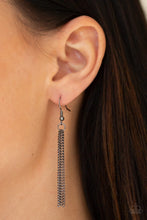 Load image into Gallery viewer, Paparazzi Timelessly Tasseled - Black Necklace
