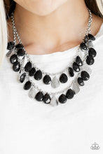 Load image into Gallery viewer, Paparazzi Life of the FIESTA - Black Necklace
