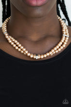 Load image into Gallery viewer, Paparazzi Put On Your Party Dress - Brown Necklace
