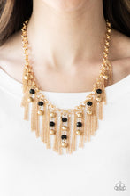 Load image into Gallery viewer, Paparazzi Ever Rebellious - Gold Necklace
