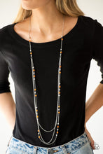 Load image into Gallery viewer, Paparazzi Colorful Cadence - Orange Necklace
