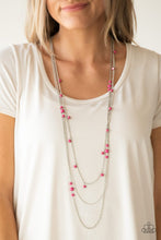 Load image into Gallery viewer, Paparazzi Laying The Groundwork - Pink Necklace
