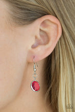 Load image into Gallery viewer, Paparazzi "Glassy Glamorous" Pink Necklace &amp; Earring Set Paparazzi Jewelry
