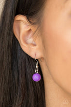 Load image into Gallery viewer, Paparazzi Friday Night Fringe - Purple Necklace
