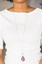 Load image into Gallery viewer, Paparazzi "Friends In GLOW Places" Purple Necklace &amp; Earring Set Paparazzi Jewelry
