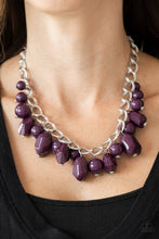 Load image into Gallery viewer, Paparazzi Gorgeously Globetrotter - Purple Necklace
