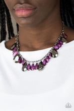 Load image into Gallery viewer, Paparazzi Hurricane Season - Purple Necklace
