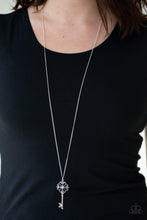 Load image into Gallery viewer, Paparazzi Got It On Lock - White Necklace
