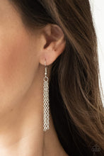 Load image into Gallery viewer, Paparazzi VINTAGE VAULT "Tassel Tease" White Necklace &amp; Earring Set Paparazzi Jewelry
