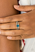 Load image into Gallery viewer, Paparazzi Dream Sparkle - Blue Ring
