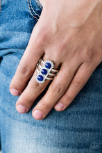 Load image into Gallery viewer, Paparazzi Rio Trio - Blue Ring
