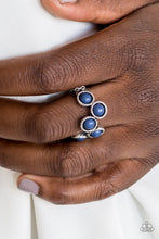 Load image into Gallery viewer, Paparazzi "Foxy Fabulous" Blue Ring Paparazzi Jewelry
