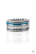 Load image into Gallery viewer, Paparazzi "Rich Rogue" Blue Ring Paparazzi Jewelry
