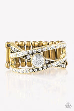 Load image into Gallery viewer, Paparazzi Prepare To Be Dazzled! - Brass Ring
