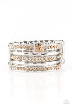 Load image into Gallery viewer, Paparazzi "The Dealmaker" Brown Ring Paparazzi Jewelry
