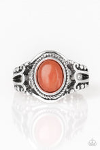 Load image into Gallery viewer, Paparazzi VINTAGE VAULT "Peacefully Peaceful" Orange Ring Paparazzi Jewelry
