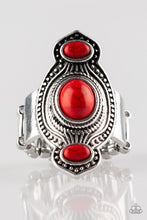 Load image into Gallery viewer, Paparazzi "Dune Drifter" Red Ring Paparazzi Jewelry
