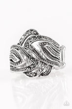 Load image into Gallery viewer, Paparazzi "Fire and Ice" Silver Ring Paparazzi Jewelry
