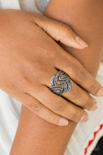 Load image into Gallery viewer, Paparazzi "Fire and Ice" Silver Ring Paparazzi Jewelry

