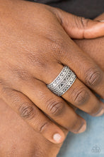 Load image into Gallery viewer, Paparazzi Textile Triumph - Silver Ring
