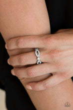 Load image into Gallery viewer, Paparazzi "Extra Side Of Elegance" White Ring Paparazzi Jewelry
