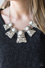Load image into Gallery viewer, Paparazzi Cougar - White Necklace
