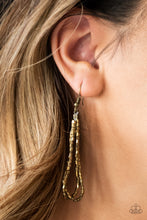 Load image into Gallery viewer, Paparazzi The Speed of STARLIGHT - Brass Necklace
