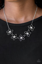 Load image into Gallery viewer, Paparazzi ♥ Hoppin Hibiscus - White ♥  Necklace
