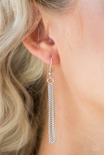 Load image into Gallery viewer, Paparazzi VINTAGE VAULT "Fiercely Fall" Silver Necklace &amp; Earring Set Paparazzi Jewelry
