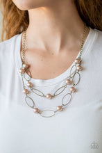Load image into Gallery viewer, Paparazzi Best Of Both POSH-ible Worlds - Brass Necklace
