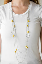 Load image into Gallery viewer, Paparazzi Beachside Babe - Yellow Necklace
