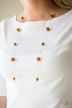 Load image into Gallery viewer, Paparazzi Champagne On The Rocks - Brown Necklace
