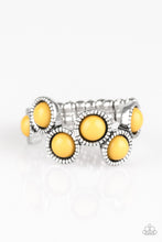 Load image into Gallery viewer, Paparazzi VINTAGE VAULT "Foxy Fabulous" Yellow Ring Paparazzi Jewelry
