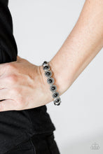 Load image into Gallery viewer, Paparazzi Globetrotter Goals - Black Bracelet
